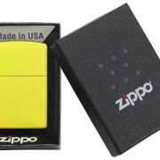 ZIPPO Reg Lemon Matte Ltr Zippo