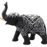Αγαλματάκι Ελέφαντα μαύρο 609B