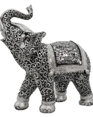 Αγαλματάκι Ελέφαντα μεταλλικής όψης 610A
