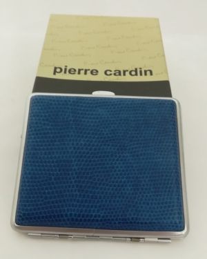 Ταμπακιέρα μπλε κροκό Pierre Cardin 260