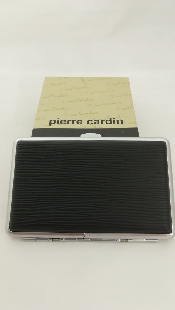 Ταμπακιέρα μαύρη σαγρέ Pierre Cardin 211 30 Pierre Cardin - 1
