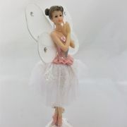 Μπαλαρίνα Νεράιδα, με ροζ και λευκή στολή - 2