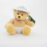 Λούτρινο αρκουδάκι με πάνα και μπλε καπελάκι Friendlies - 1