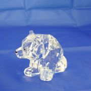 Μινιατούρα αρκουδίτσα από διάφανο plexiglass - 2