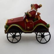 Χριστουγεννιάτικος κουμπαράς αυτοκίνητο Άγιος Βασίλης - 2