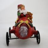 Χριστουγεννιάτικο διακοσμητικό, Άγιος Βασίλης σε αυτοκίνητο ράλι - 1