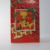 Χριστουγεννιάτικη κάρτα αρκουδάκι αλεξανδρινο - 1