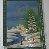 Χριστουγεννιάτικη κάρτα χιονισμένο τοπίο - 1