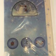 Χριστουγεννιάτικη κάρτα χιονόμπαλα - 1