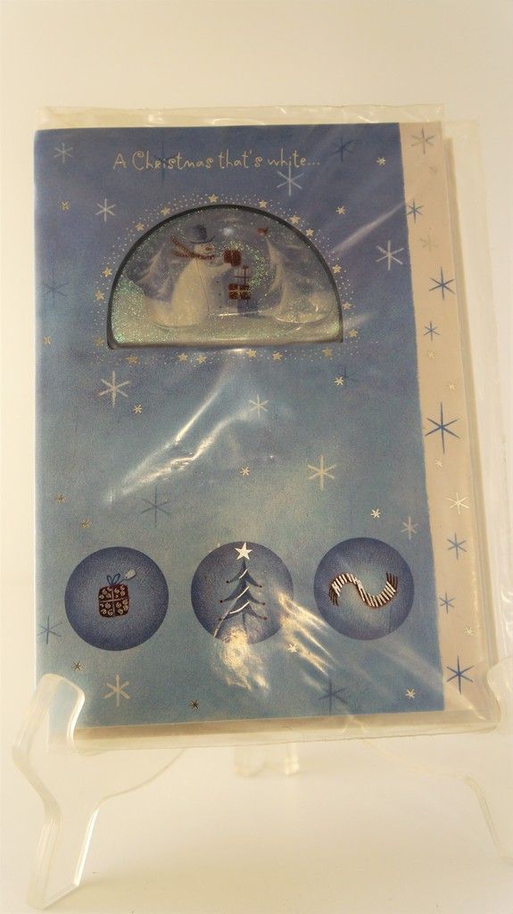 Χριστουγεννιάτικη κάρτα χιονόμπαλα - 1