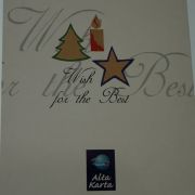 Χριστουγεννιάτικη κάρτα δέντρο και αστέρια Alta Karta - 2
