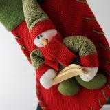 Χριστουγεννιάτικη διακοσμητική μπότα, Χιονάνθρωπος με σκι - 2