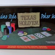 Casino Style Poker Set, Texas Hold 'em - 2