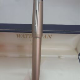 Waterman ballpoint pen με καπάκι χρυσό/εκρού vintage