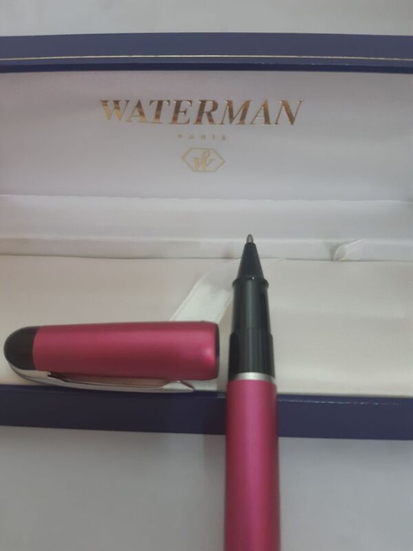 Waterman ballpoint pen με καπάκι ροζ vintage
