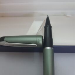 Waterman ballpoint pen με καπάκι παλ πράσινο vintage
