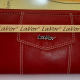 Πορτοφόλι γυναικείο δερμάτινο κόκκινο LAVOR