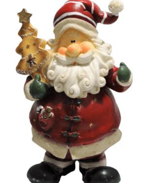 Χριστουγεννιάτικο άγαλμα ζαχαρωτός Άγιος Βασίλης