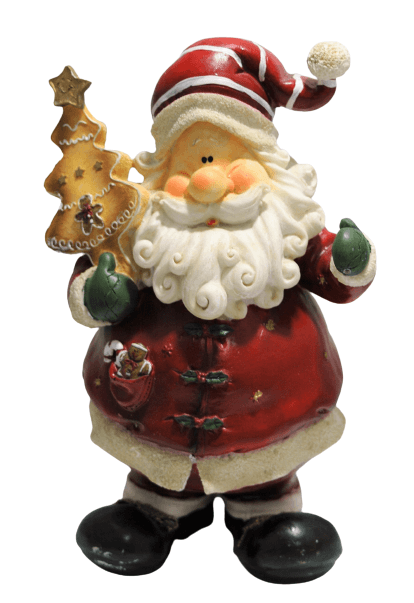 Χριστουγεννιάτικο άγαλμα ζαχαρωτός Άγιος Βασίλης