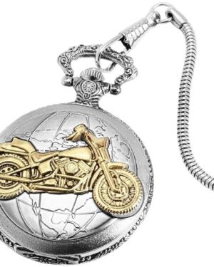 Ρολόι τσέπης με μοτοσυκλέτα Excellanc