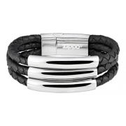 Triple Strap Leather Bracelet