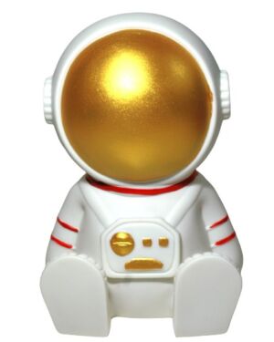 Κουμπαράς αστροναύτης με χρυσό κράνος