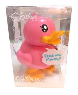 Παπάκι κουμπαράς ροζ B-Duck