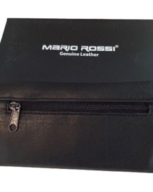 Καπνοθήκη δερμάτινη μαύρη Mario Rossi