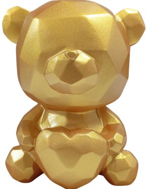 Κουμπαράς ζωάκι Αρκουδάκι χρυσό