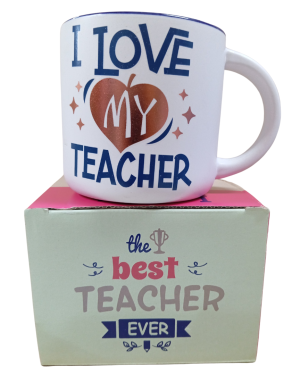 Δώρο δασκάλας και δασκάλου κούπα I LOVE MY TEACHER