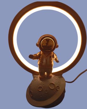 Αστροναύτης επιτραπέζιο φωτιστικό δακτύλιος φεγγάρι
